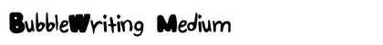 BubbleWriting Medium preview