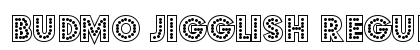 Budmo Jigglish Regular preview