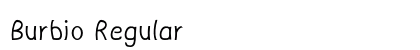 Burbio Regular Preview
