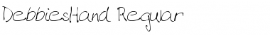 Download DebbiesHand Font Download DebbiesHand Font