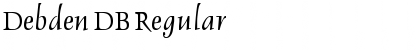 Download Debden DB Font Download Debden DB Font