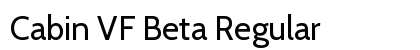 Cabin VF Beta Regular Preview