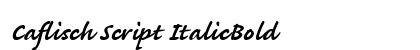 Caflisch Script ItalicBold preview