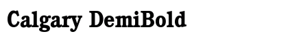 Calgary DemiBold Preview