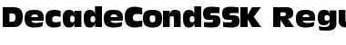 DecadeCondSSK Font