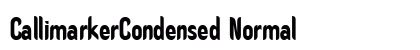 CallimarkerCondensed Normal preview