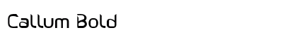 Callum Bold Preview