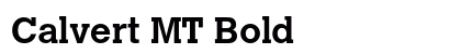 Calvert MT Bold preview