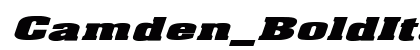 Camden_BoldItalic Bold preview