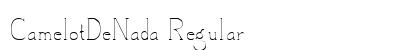 CamelotDeNada Regular preview