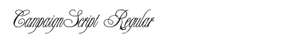 CampaignScript Regular preview