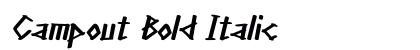 Campout Bold Italic Preview