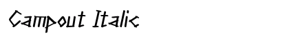 Campout Italic Preview