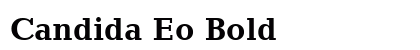 Candida Eo Bold Preview