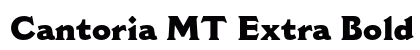 Cantoria MT Extra Bold Preview