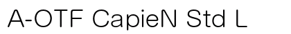 A-OTF CapieN Std L Preview