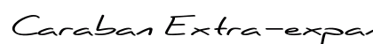 Caraban Extra-expanded Italic preview