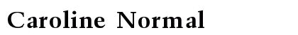 Caroline Normal preview