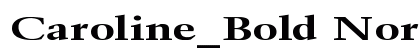 Caroline_Bold Normal preview