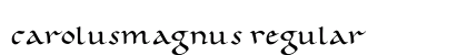 CarolusMagnus Regular preview