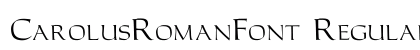 CarolusRomanFont Regular preview