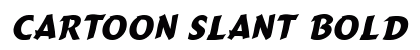 Cartoon Slant Bold preview