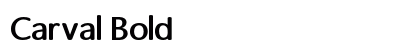 Carval Bold Preview