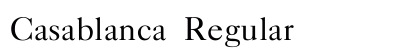 Casablanca Regular preview