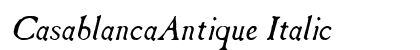 CasablancaAntique Italic preview