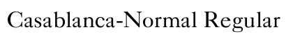 Casablanca-Normal Regular preview