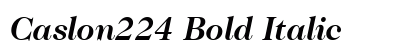 Caslon224 Bold Italic preview