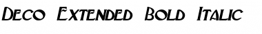 Deco-Extended Font