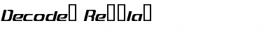 Decoder Font