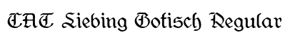 CAT Liebing Gotisch Regular preview
