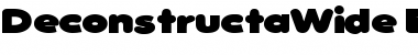 DeconstructaWide Font