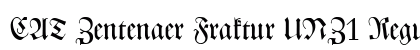 CAT Zentenaer Fraktur UNZ1 Regular preview