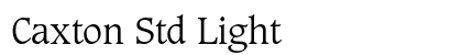 Caxton Std Light Preview