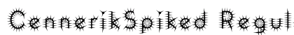 CennerikSpiked Regular preview