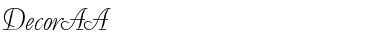 Decor AA Font