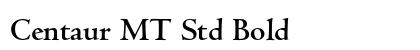 Centaur MT Std Bold preview