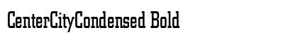CenterCityCondensed Bold Preview