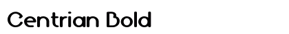 Centrian Bold Preview