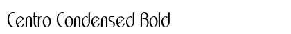 Centro Condensed Bold Preview