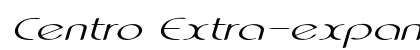 Centro Extra-expanded Italic preview