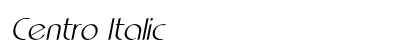 Centro Italic Preview