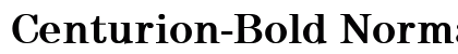 Centurion-Bold Normal preview