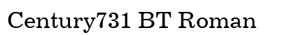 Century731 BT Roman preview
