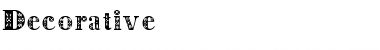 Decorative Regular Font Decorative Regular Font