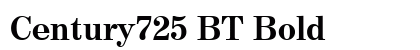 Century725 BT Bold Preview