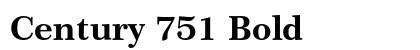 Century 751 Bold Preview